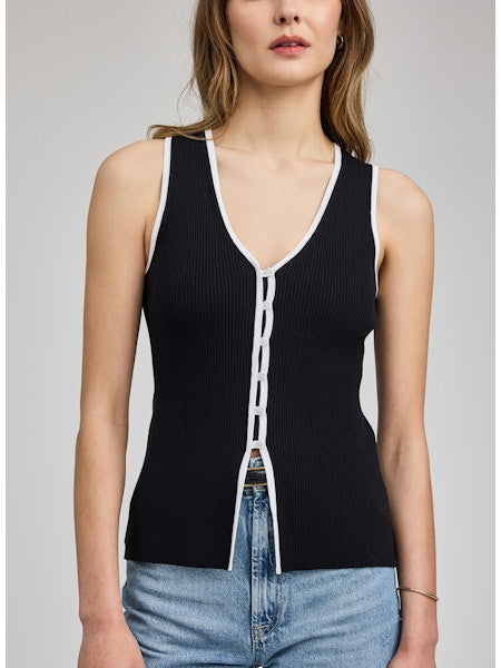 MILES BUTTON SWEATER TANK