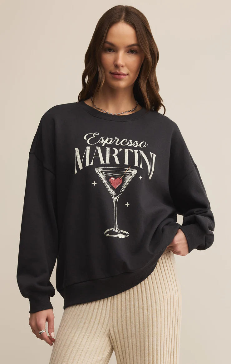 OVERSIZED MARTINI SWEATSHIRT