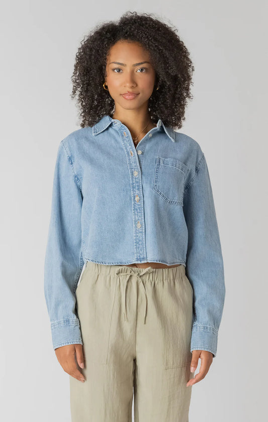 THE DOMI LIGHTWEIGHT DENIM SHIRT