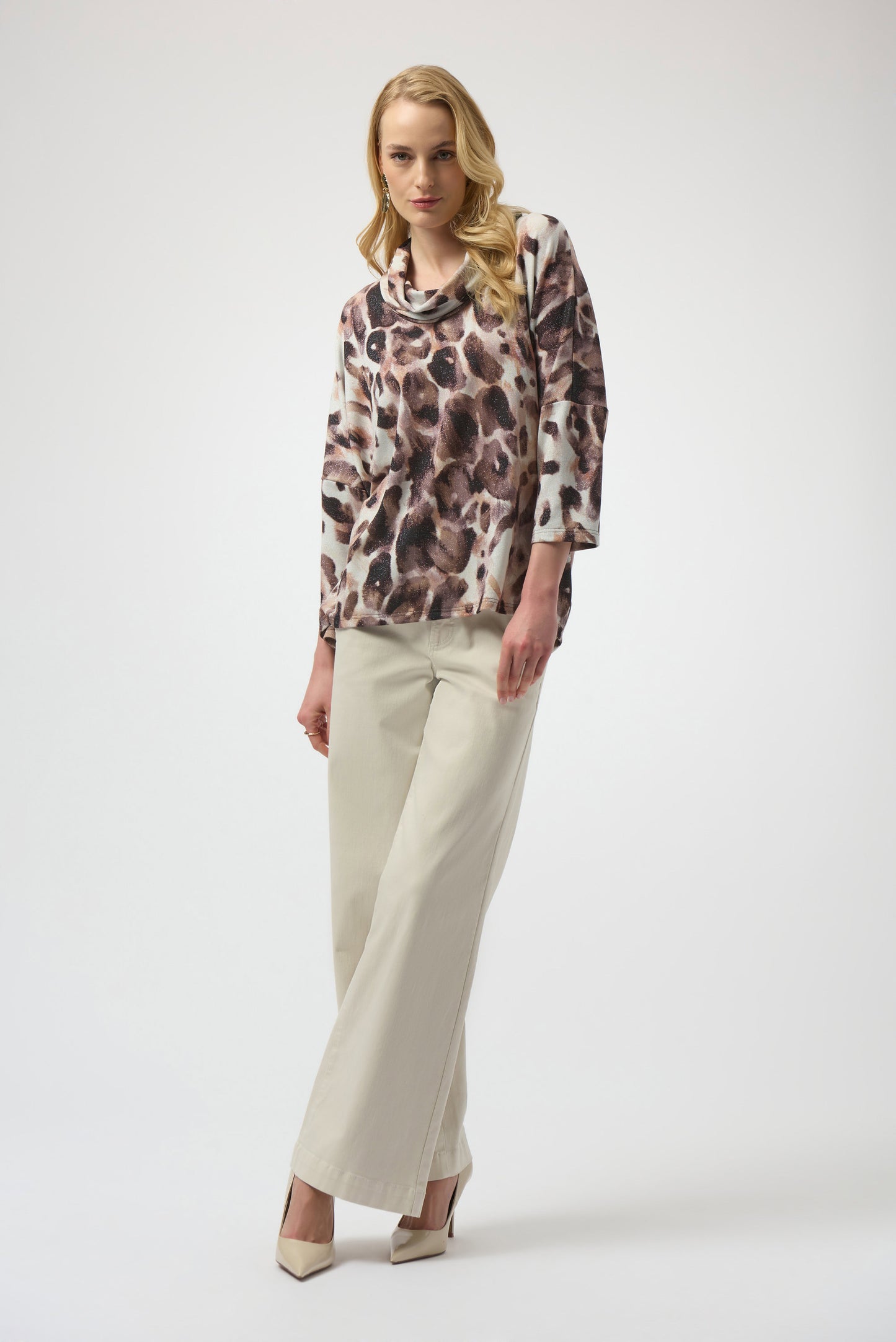 ANIMAL PRINT TUNIC TOP 254033