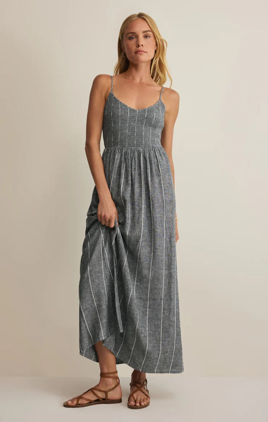 ROMY STRIPED MAXI DRESS