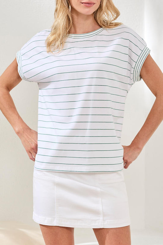 THE JONI CAP SLEEVE TOP