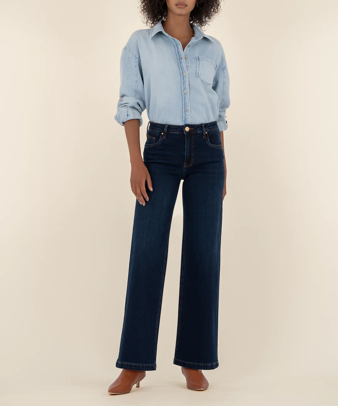 JEAN HIGH RISE WIDE LEG