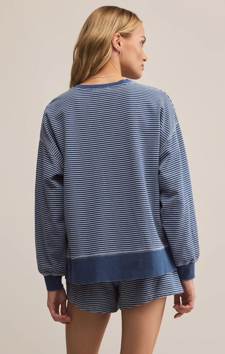 APOLLO STRIPED VINTAGE SWEATSHIRT ZT253214