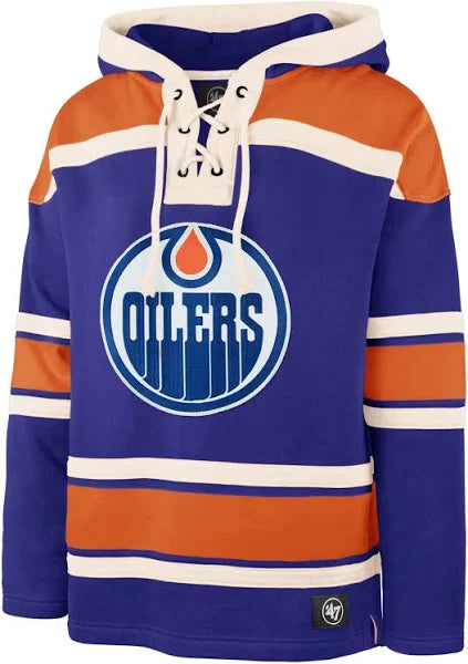 OILERS NHL LACER FLEECE HOODIE