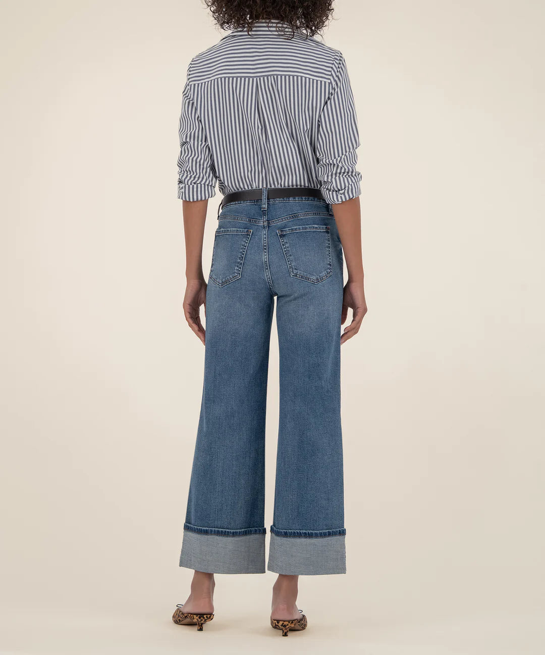 MEG HIGH RISE WIDE LEG ROLL UP KG1980MA9