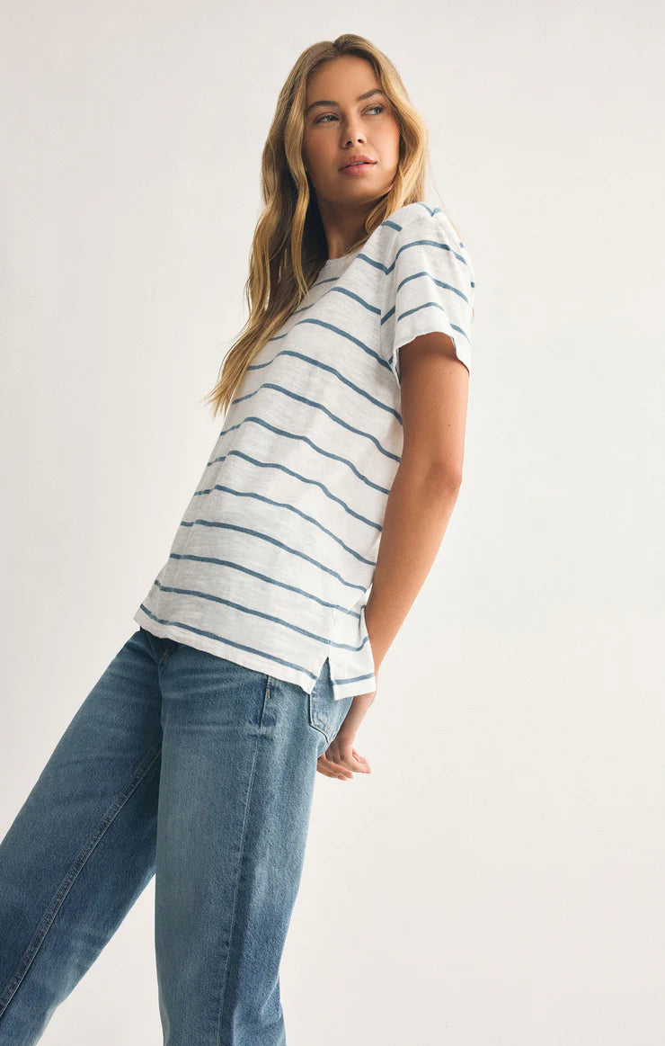FOUNDATION BOATHOUSE STRIPED TEE ZT253209