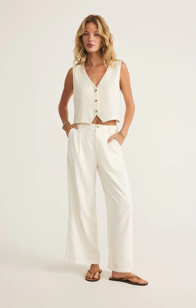 MARTA LINEN VEST ZT252866