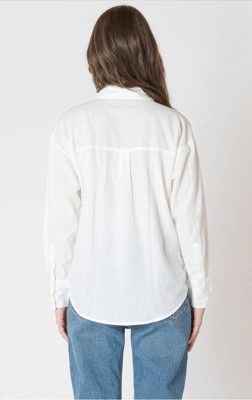 THE BETTIE TEXTURED BUTTON FRONT TOP