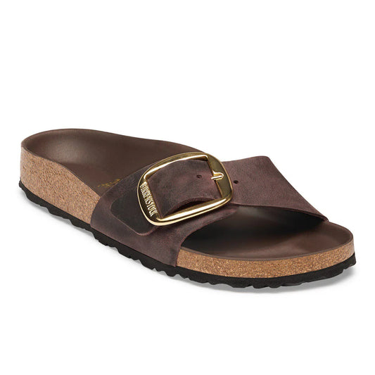 MADRID BIG BUCKLE OILED LEATHER NARROW