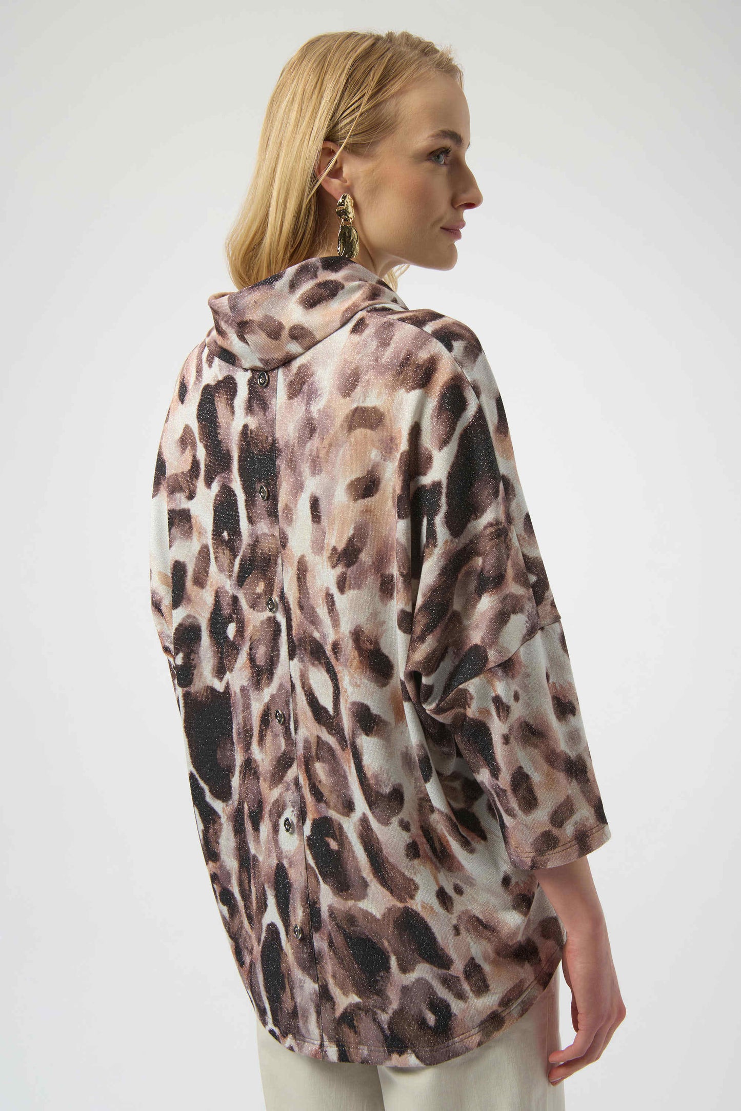 ANIMAL PRINT TUNIC TOP 254033