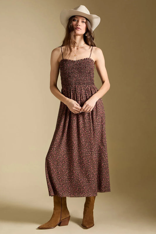 LAKEN MIDI DRESS