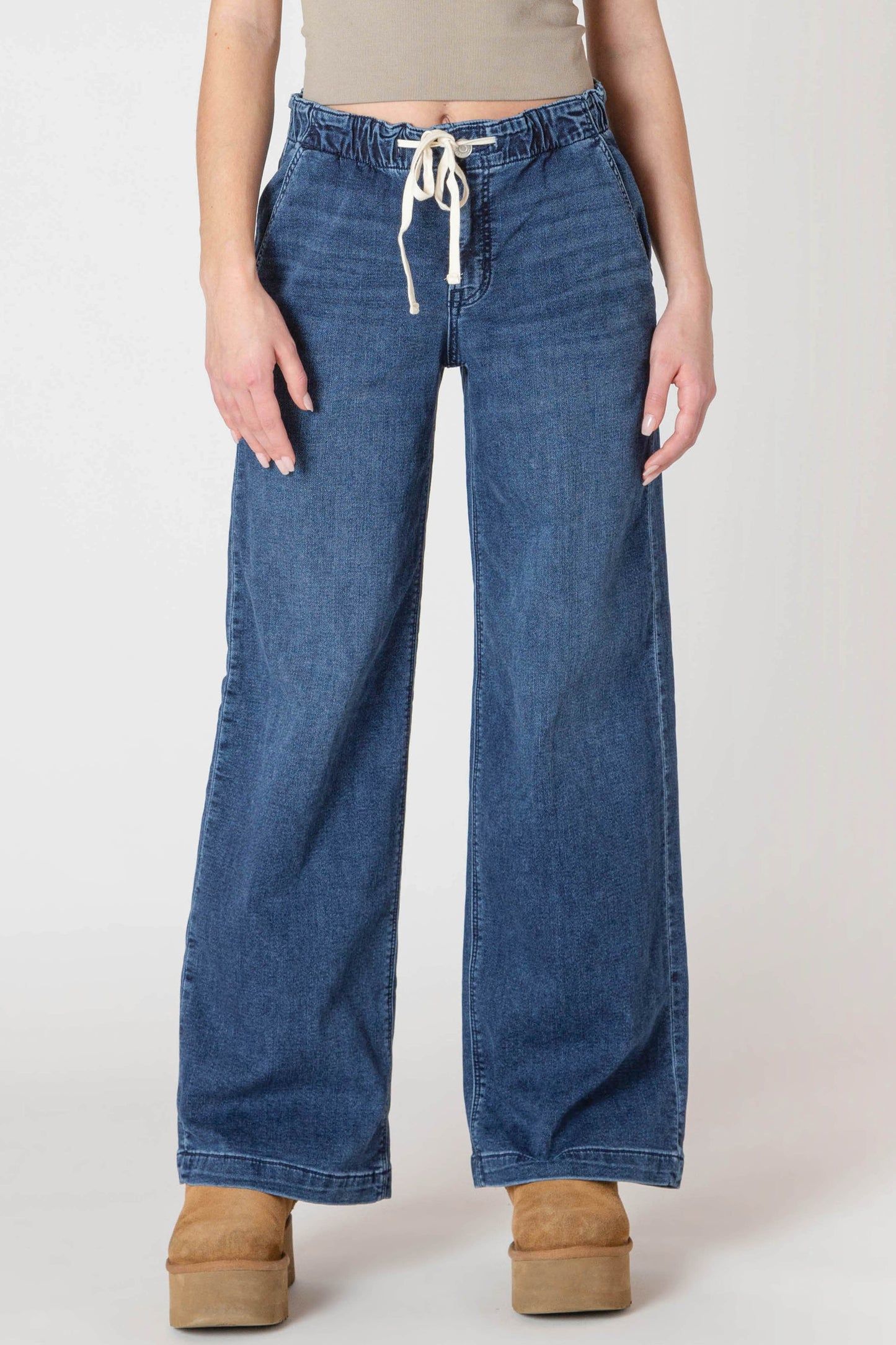 THE MEL WIDE LEG DENIM PANT