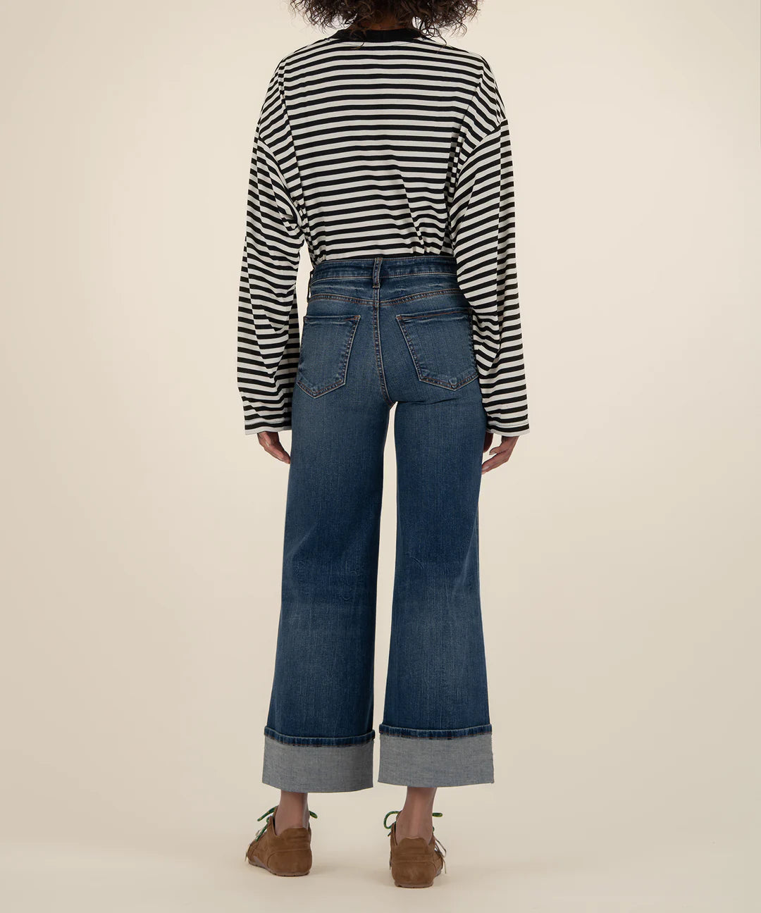MEG HIGH RISE WIDE LEG ROLL UP