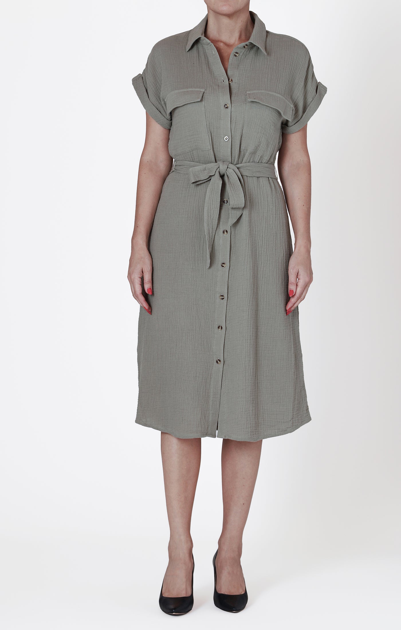 THE LILLIAN UTILITY SHIRT DRESS 2522615