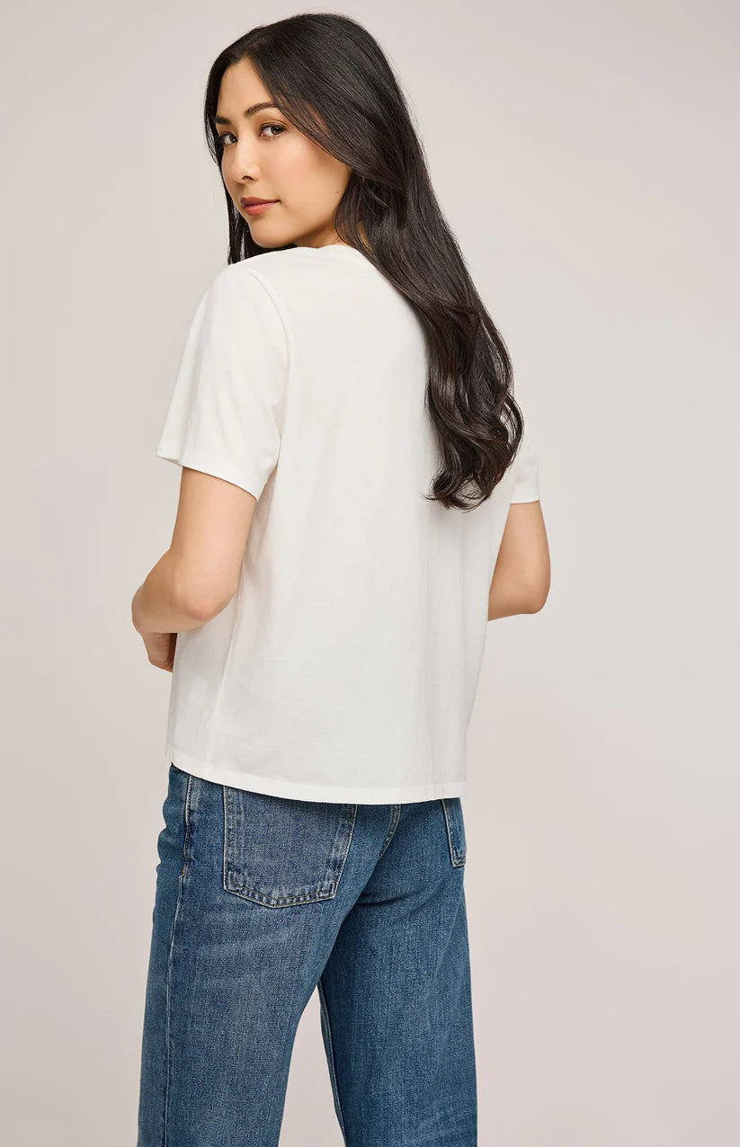 LUCY V NECK TSHIRT GF-1113