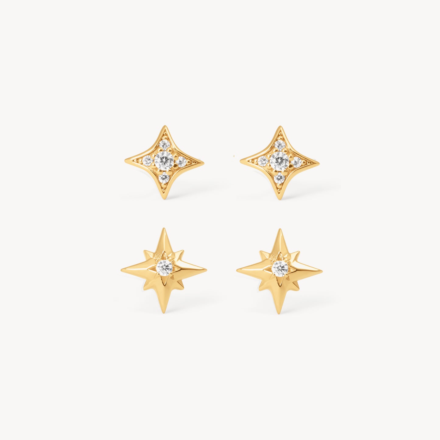 HILLBERG AND BERK PETITE STARBURST STUDS