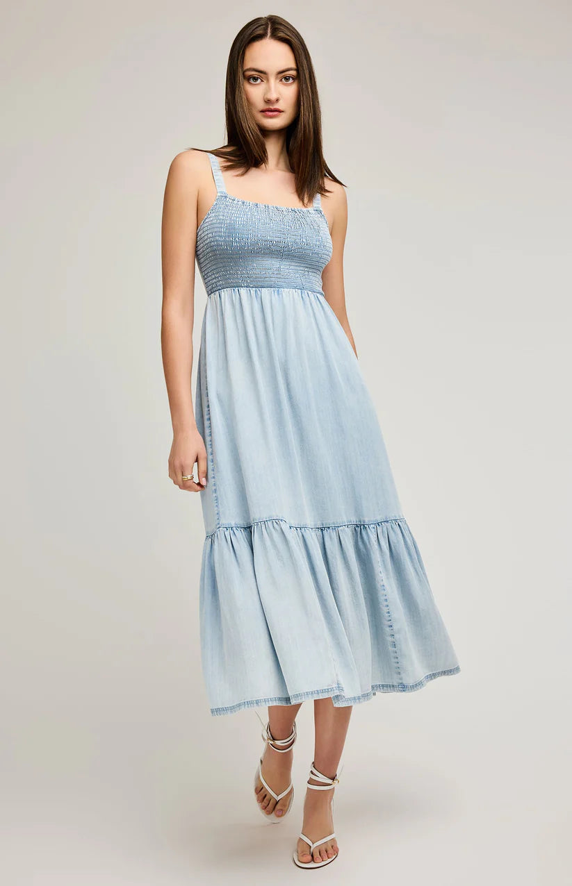 NOVA SMOCKED MAXI DRESS GF-8746