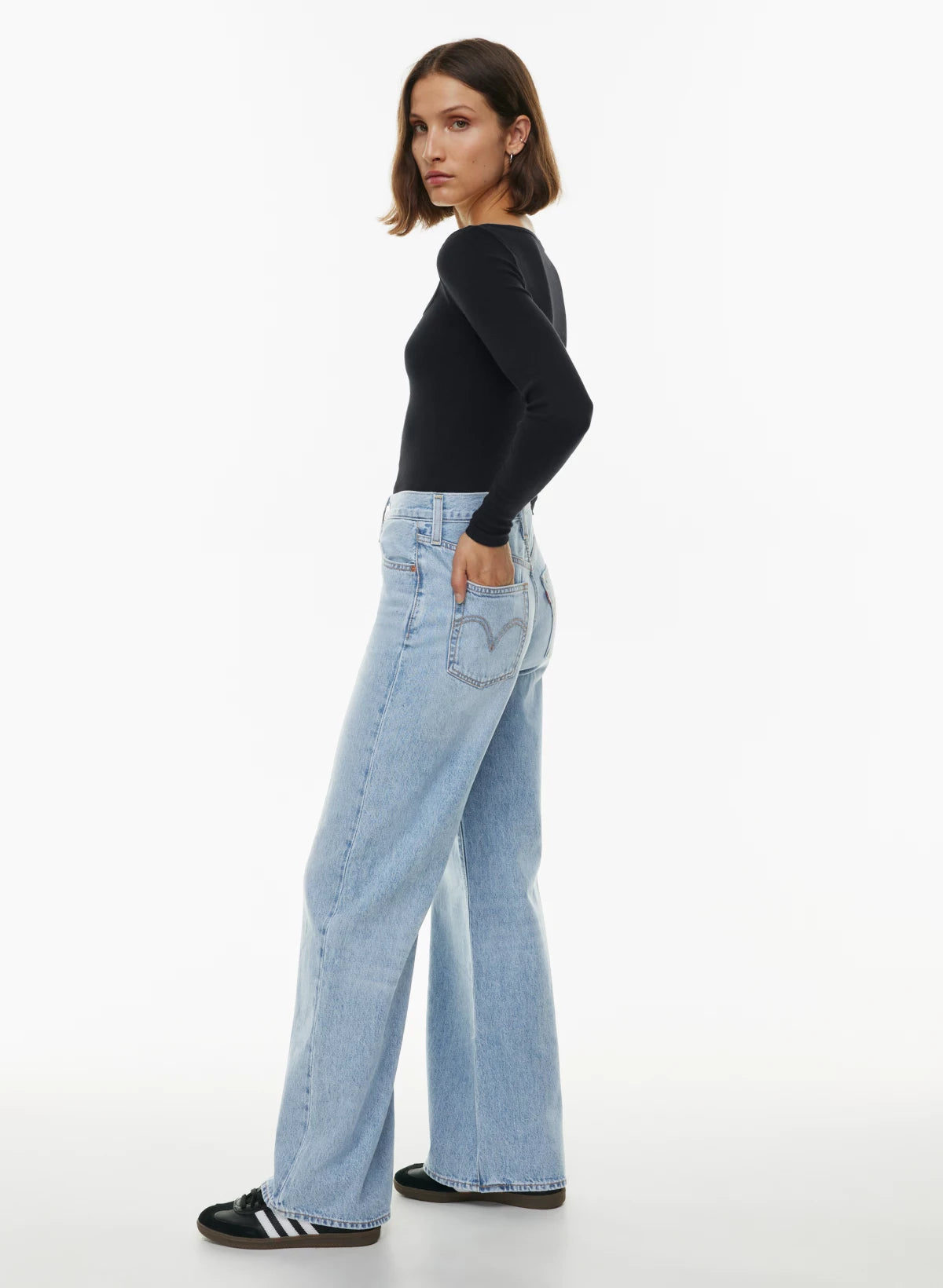 LEVIS RIBCAGE WIDE LEG A6081-0002