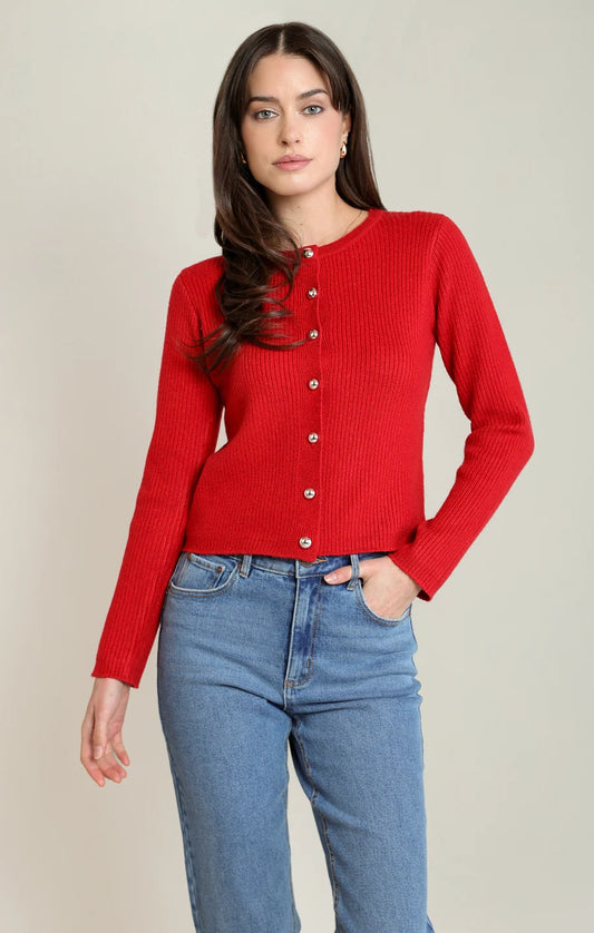 THE JULIE BUTTON DOWN CARDIGAN