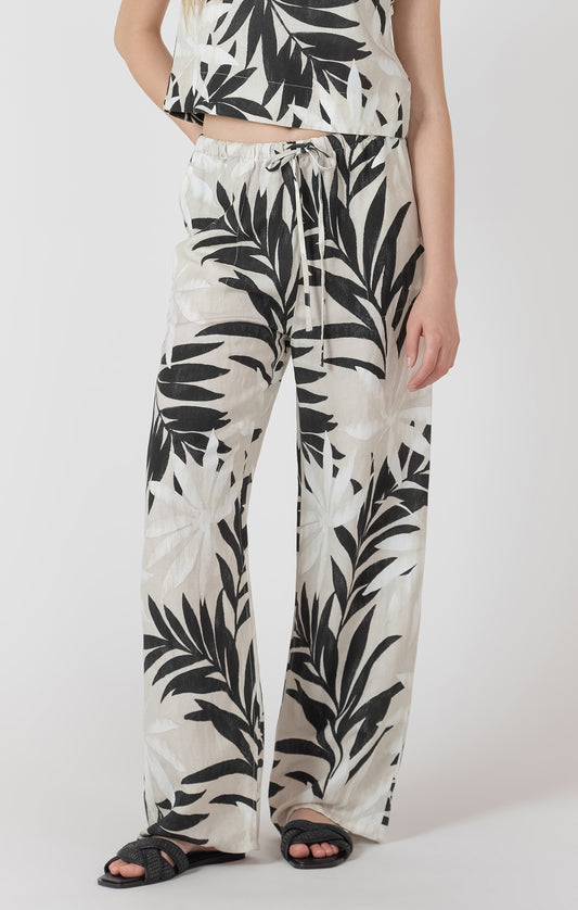 THE BERNIE WIDE LEG DRAWSTRING PANT