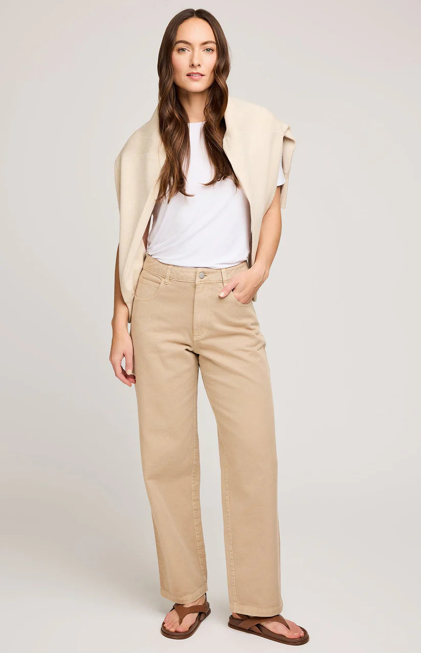 CARLIN COTTON TWILL STRAIGHT LEG PANT GF-7360