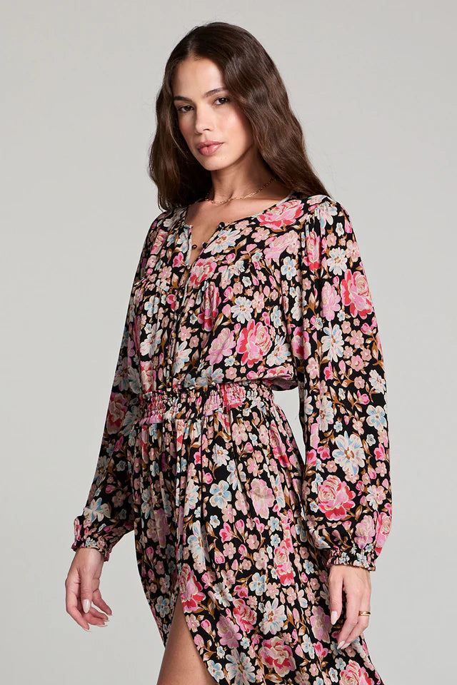 AURELIE FLORAL TOP S3466