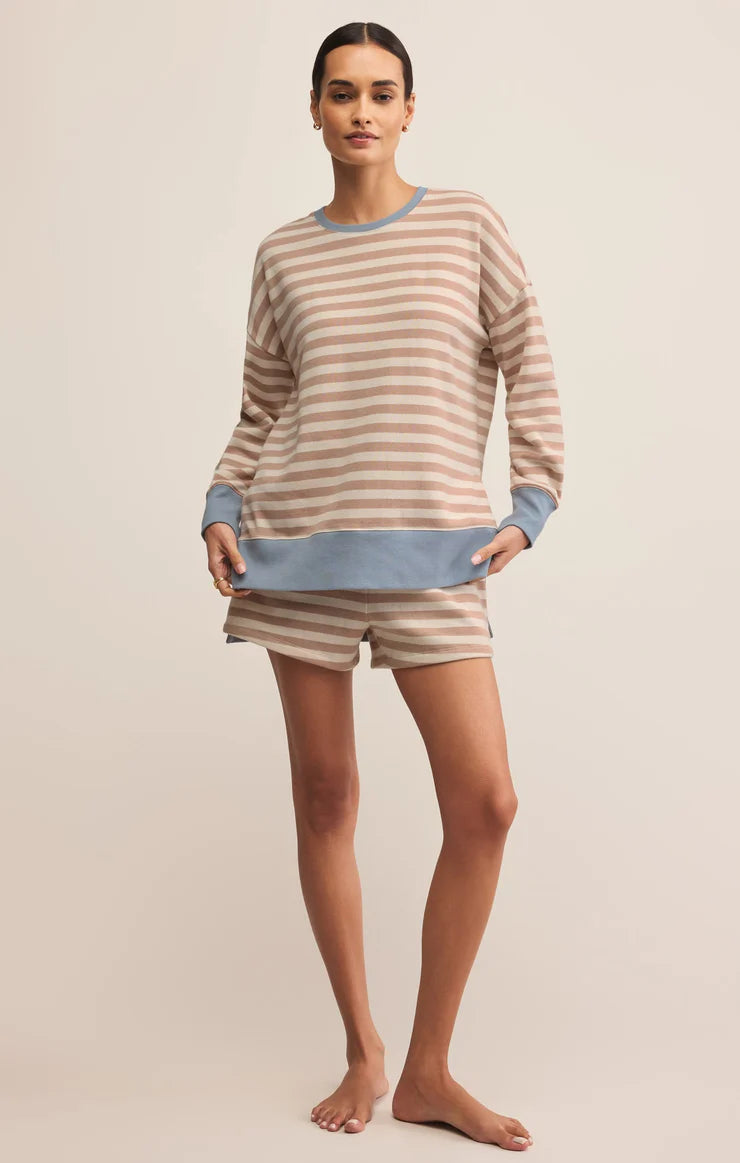 LAYER UP STRIPE SWEATSHIRT ZLT253990