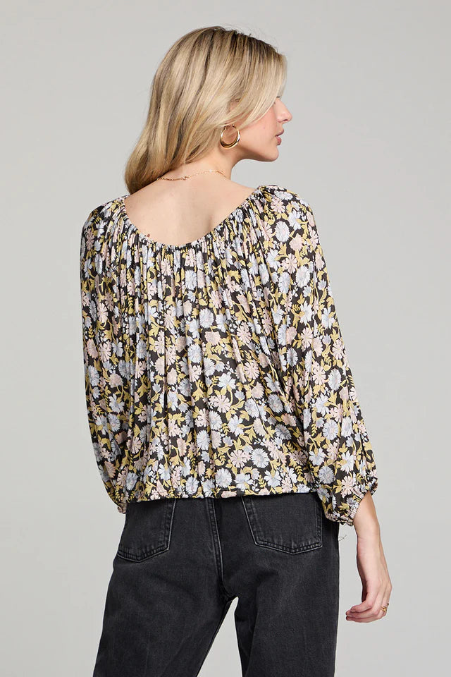 REBEKKA L/S FLORAL TOP S3517