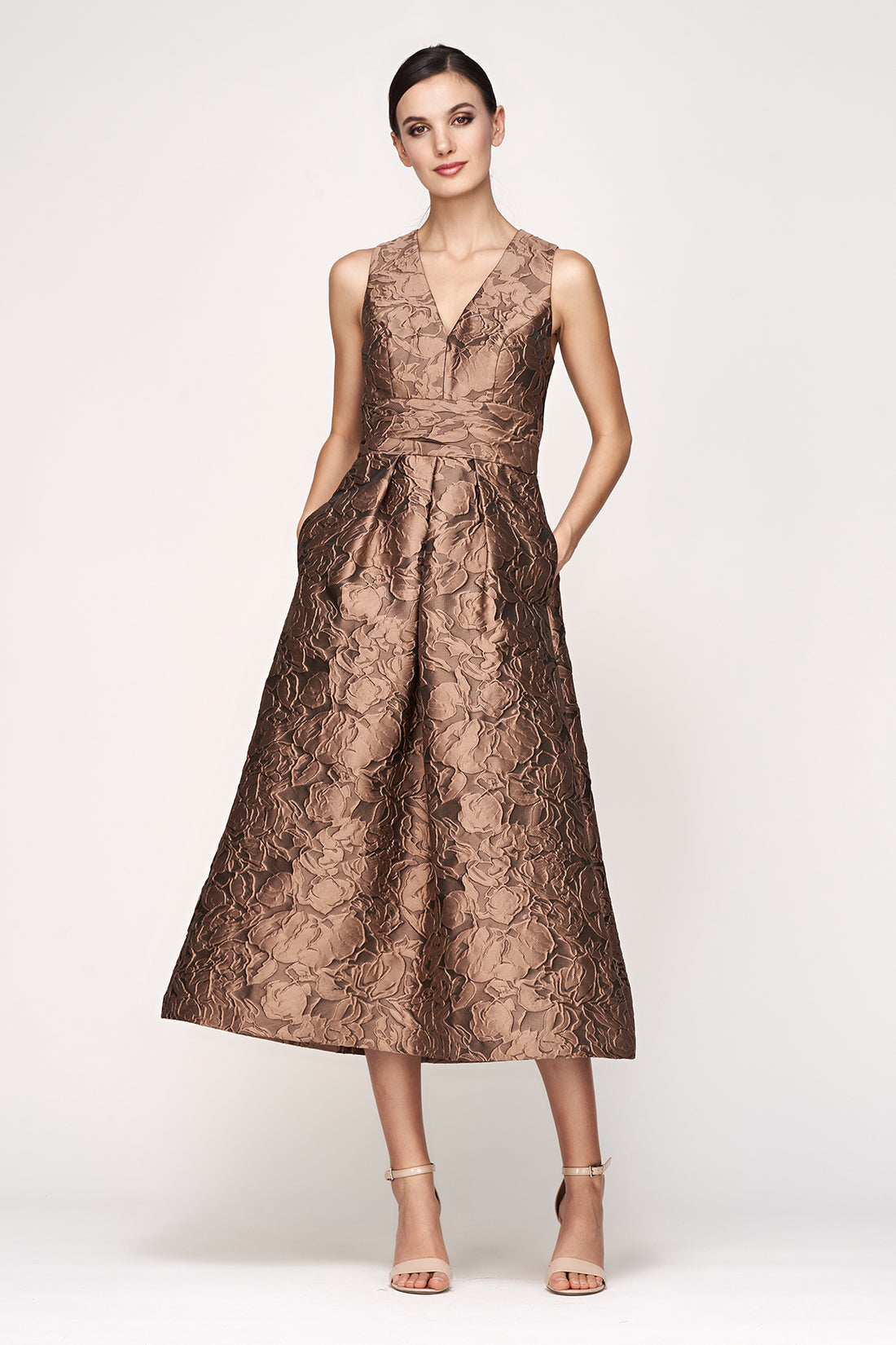 MARCELLA TEA LENGTH DRESS 55112514