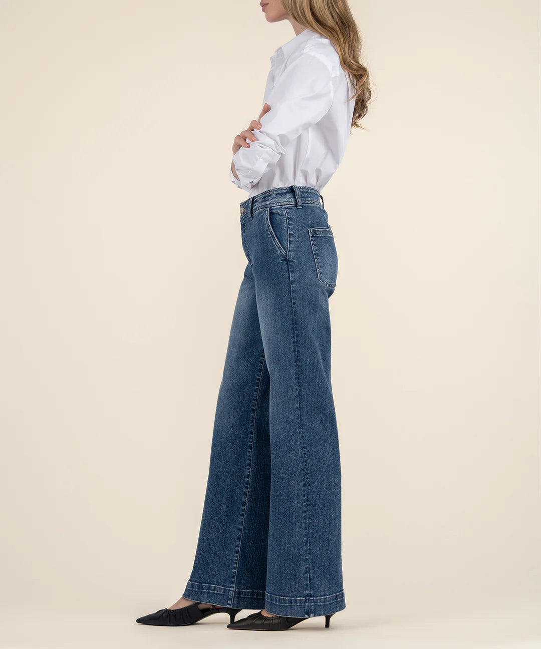JEAN HIGH RISE WIDE LEG KP2147MA1