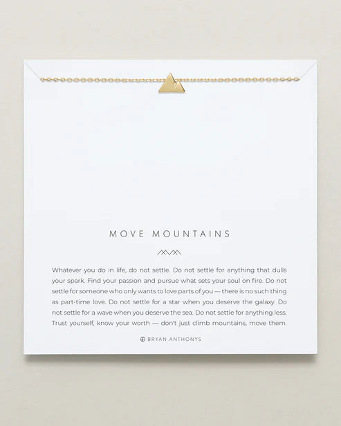 BRYAN ANTHONY SOLID MOVE MOUNTAINS NECKLACE