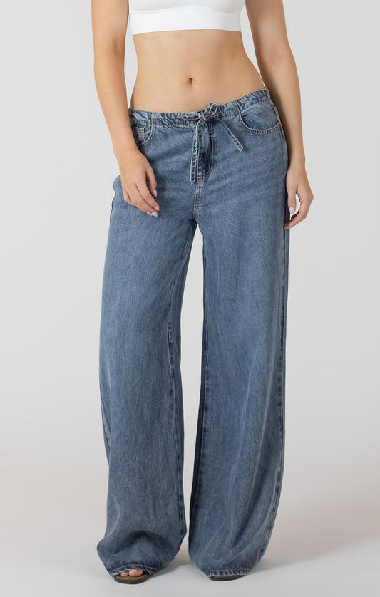 THE BRILEY DRAWSTRING DENIM PANT