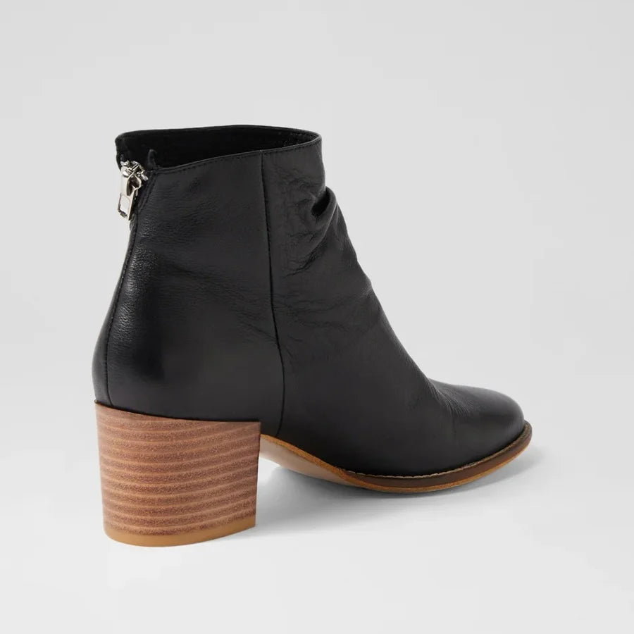 MELECH LEATHER HEELED BOOT