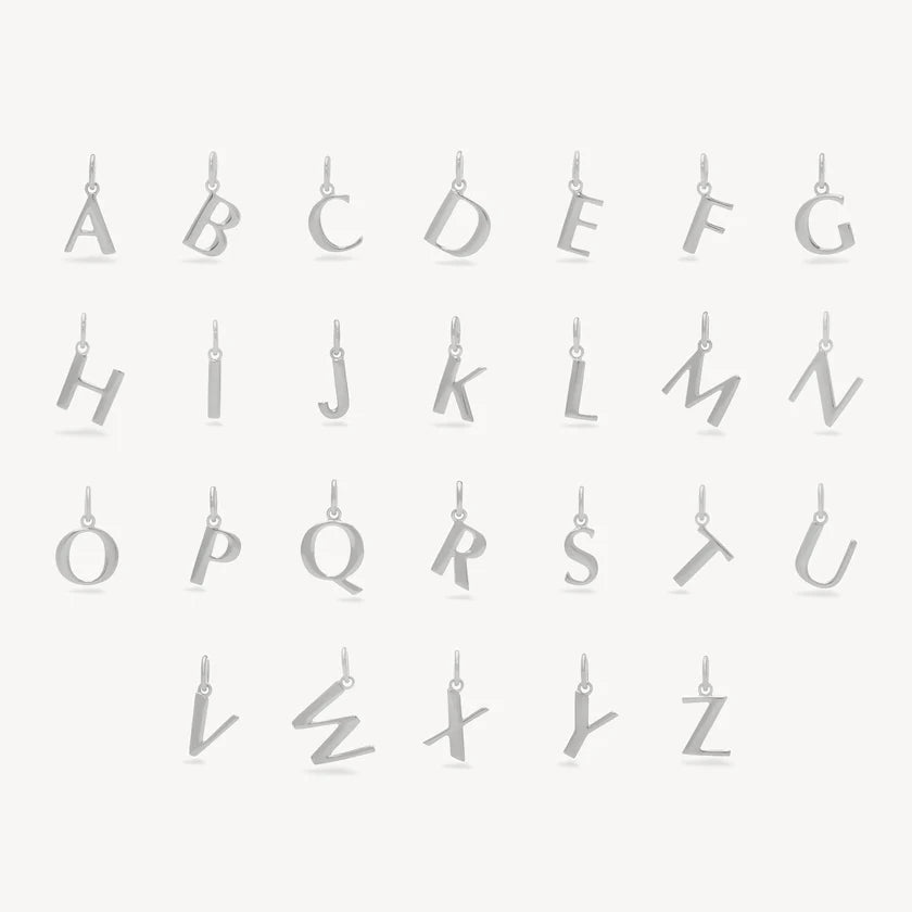 HILLBERG AND BERK BOLD LETTER CHARMS