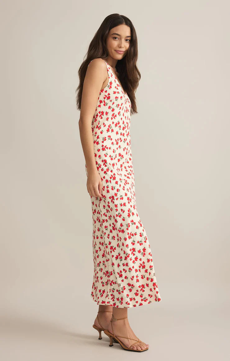 HANA LA ROSA DISTY MAXI DRESS ZD251221