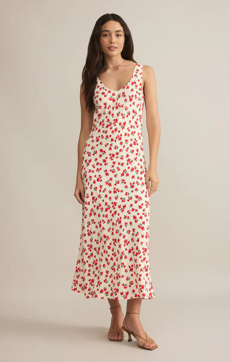 HANA LA ROSA DISTY MAXI DRESS ZD251221