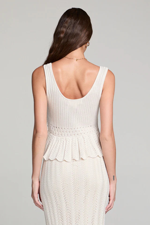 GAELLE CROCHET SWEATER TANK S3569