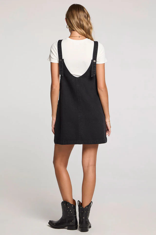 ALAYNA DENIM MIN DRESS