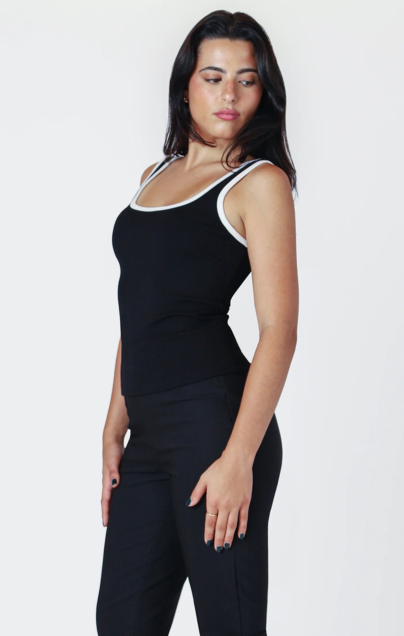 THE CASSI CONTRAST TRIM TANK 2524301