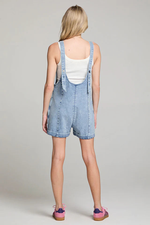 ADELYN DENIM ROMPER S3608