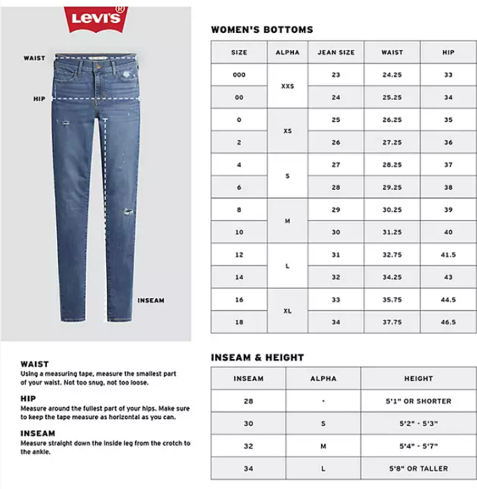 LEVIS SUPERLOW LOOSE A7498