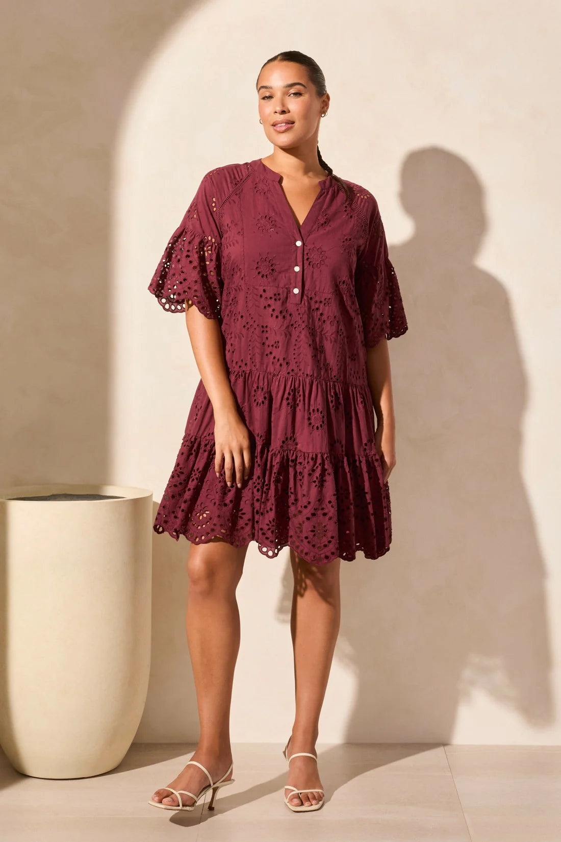 EYELEY TIERED MIDI DRESS 5852O