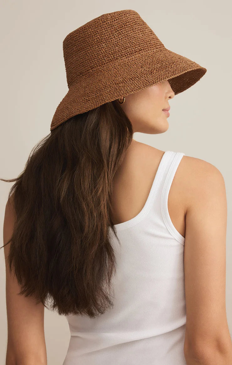MIRA STRAW BUCKET HAT ZA251437