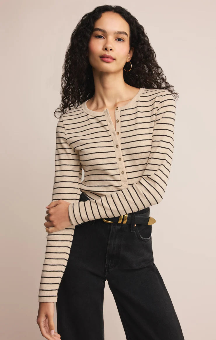 EVE STRIPE HENLEY