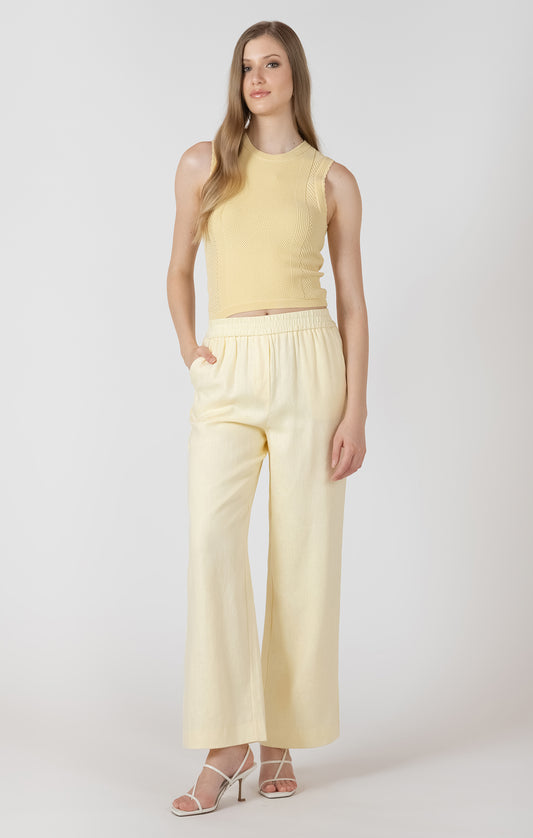 THE LENNY SCALLOPED POINTELLE SWEATER TOP