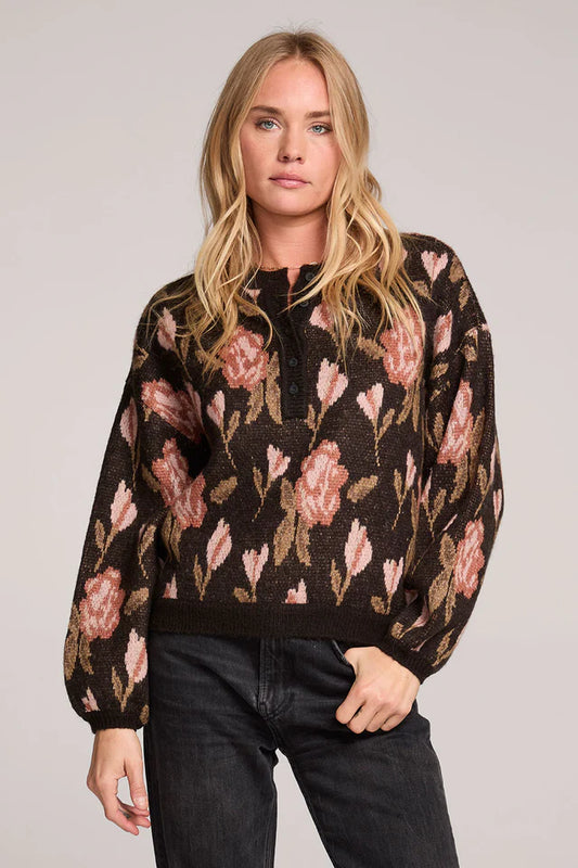 LEILANI FLORAL SWEATER
