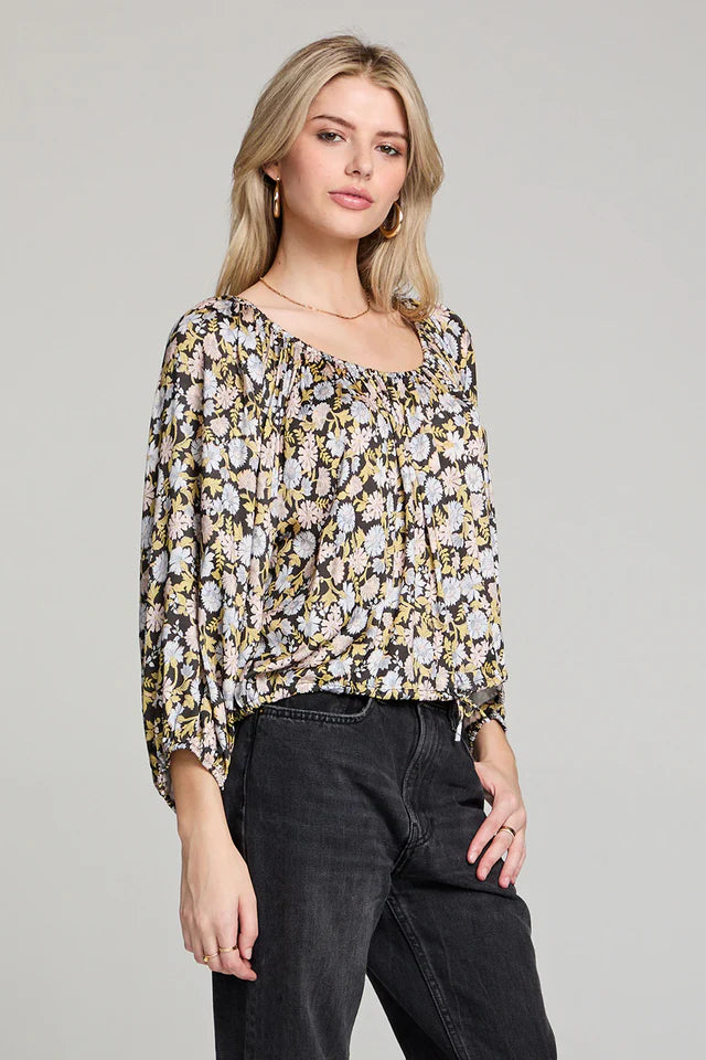 REBEKKA L/S FLORAL TOP S3517