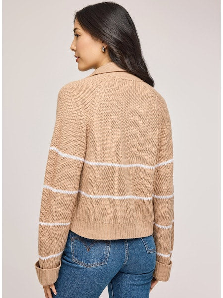 DECLAN FRONT ZIP SWEATER GF-3092