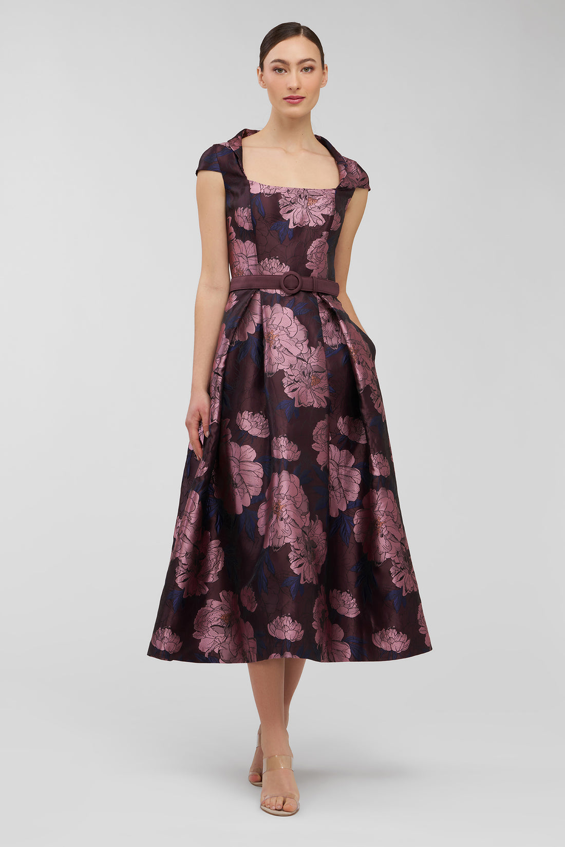 KINSLEY TEA LENGTH DRESS